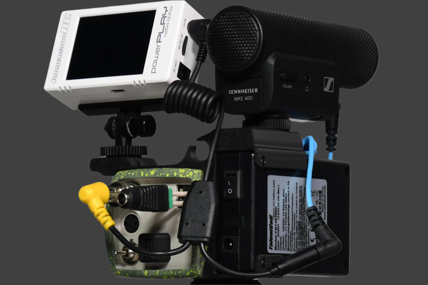 Composite Video + External Audio Cable for ImmersionRC Powerplay by Devbuild